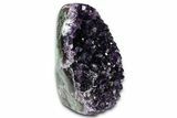 Free-Standing Dark Amethyst Crystal Cluster - Uruguay #373167-2